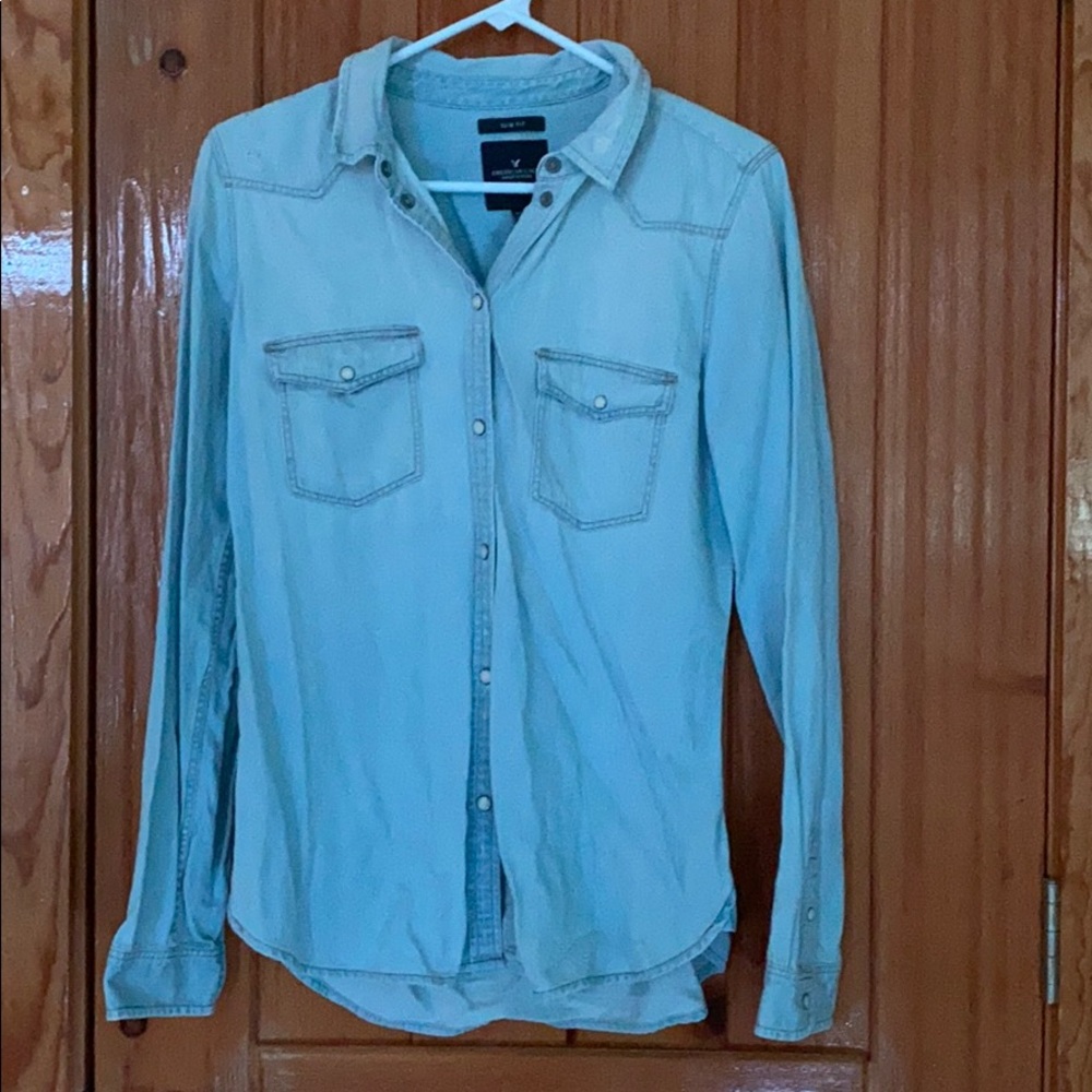 Button down Jean shirt
